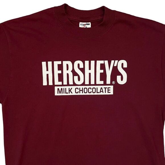 Vintage 00s Hershey’s Milk Chocolate Short Sleeve Hersey Park T-shirt - Picture 2 of 5